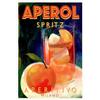 Posterlounge Aperol Spritz Aperitivo, Milano Poster | 40 x 60 cm di Marco Marella Arancione Quadri Decorazione per pareti