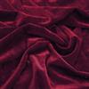 BUERPINKING Tessuto in velluto panno, venduto al metro, 2 m x 155 cm, colore rosso scuro, velluto decorativo al metro, per tende, tovaglie, copridivano