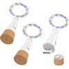 OUSMIN Luci per Bottiglie di Vino, Catena Luminosa LED con Tappo, USB Ricaricabile, Fairy Lights per Natale 2025