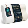 DREAM HAVEN Cuscino Cervicale Dormire Ortopedico Memory Foam Antireflusso