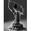 QITEX Quadri Camera Da Letto 30x40cm Non incorniciato Nero E Bianco Geisha Coltello Arti Marziali Gangster Giapponese Tattoo Poster Tela Quadri Wall Poster Camera da letto Soggiorno Decor