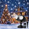 RYJJEEST Proiettore Natale Esterno, Proiettore di Fiocchi di Neve LED, Fiocchi di neve con Telecomando e Timer, Luci Natalizie Impermeabili per Giardino, Casa, Parete, Finestra e Feste