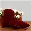 Yurosiay 20 sacchetti in velluto da 7 x 9 cm, con coulisse, in velluto, per gioielli, matrimoni, feste, vino rosso