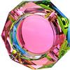 Artcian Posacenere Moderno in Cristallo per Soggiorno, portacenere per Sigarette, Design colorato, Decorazione per casa, Ufficio, Tavolo, posacenere Regalo Mocassini Eleganti da Donna