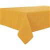 BALCONY & FALCON Tovaglia in kumquat 140 x 240 cm, idrorepellente, con effetto lino | Rettangolare, senza stiratura, lavabile, ristorante, cucina, tavolo, festa, esterno, Natale, Capodanno, caffè, giardino
