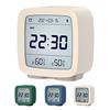qingping Bluetooth Alarm Clock, Works with Mi Home, Smart Digital App Controlled Clock with Date, Time, Temperature, Humidity, Snooze, 16 Alarms and 8 Ringtones