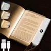 CMINGKEJI LED HD Pannello Luce da Lettura, Lampada Lettura | Luce Libro Piatta Ricaricabile da Letto, Notturna Timer, 3 Colorei Dimmerabile Senza Livelli, per Gli Amanti dei Libri