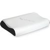 CEDA HOME Tencel Contour Cuscino ergonomico per cervicale, 60 x 40 x 12 cm, memory foam e federa regolabile in altezza, cuscino per chi dorme sul fianco, cuscino in memory foam per chi dorme sulla schiena