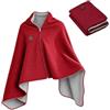 Generico Scialle Elettrico Indossabile, Coperta Riscaldata Cerniera Mantello Termico | Coperta riscaldata tramite USB per la stagione fredda, casa, appartamento, ufficio, fattoria, viaggi, vacanze
