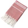 Generic Telo mare turco puro antiaderente, con nappa di sabbia, per adulti, a righe, per sauna, sciarpa per esterni (J, 180 x 90 cm)
