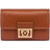 Love Moschino BORSA GRAIN PU CASTAGNA