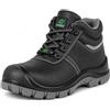 BWOLF Cobra HI S3S - Scarpe antinfortunistiche alte in pelle con puntale in acciaio, protezione antiforatura, suola antiscivolo in PU, colore nero, taglia 36-48