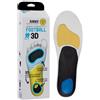 Sidas 3D - Solette da calcio, unisex, per adulti, colore: Nero, taglia S (taglia produttore: 37-38)
