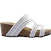 GRÜNLAND il benessere è naturale GRUNLAND Sandali con Zeppa Donna - Bianco Modello CB0819 CB0819 Pelle 35