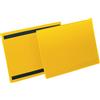 DURABLE 50 buste identificazione magnetiche 297x210mm (A4-ORIZ.) art.1745 GialloDURABLE 1745-04