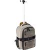 Cabin Max Borsa da Viaggio Espandibile Evos, 40x30x15 > 40x30x20 cm, Zaino/Trolley Sottosella da Trasporto, Grigio, Trolley, Bagaglio a mano