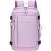 Treer Ryanair Cabin Bags - Zaino da viaggio, 40 x 30 x 20 cm, Viola | Zaino impermeabile da cabina, bagaglio a mano per aereo, con diverse tasche, zaino confortevole per uomo e donna