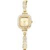 JewelryWe Orologio da Polso Zirconi da Donna: Orologio Piccolo Quadrante Quadrato Bracciale Cinturino Brillante Idee Regalo per lei