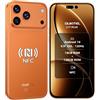 OUKITEL C17 Plus Smartphone 4G Android 16, 16+128GB, Arancione | Display da 6,9" a 120Hz, Android 16, fotocamera da 64MP, NFC e batteria da 5000mAh, variante Arancione