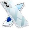 Tentoki Cover per Xiaomi Redmi Note 17 5G, [Cuscino d'Aria Integrato] TPU Custodia Protettiva Antiurto Ultrasottile,previene l'ingiallimento,Trasparente