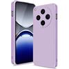 Btstring Cover per OPPO Find X8 Pro, Viola Chiaro | Custodia Antiurto, Sottile in Silicone TPU, Fodera in Microfibra, Protezione della Fotocamera