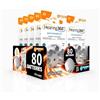 Hearing360 80 batterie per apparecchi acustici misura 13 qualità premium, durata extra, compatibili con tutti i modelli, senza mercurio (10 blister da 8 pile)