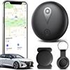 Lizoak Mini localizzatore GPS magnetico, localizzatore del veicolo senza costi mensili, localizzatore GPS in tempo reale con app per smartphone per Android e iOS, localizzatore GPS per auto, biciclette