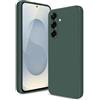 Btstring Cover per Samsung Galaxy S25 Plus, Verde | Custodia Antiurto, Sottile in Silicone TPU, Fodera in Microfibra, Protezione della Fotocamera