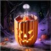 Stjiatu Diffusore di Aromi a Forma di Zucca di Halloween, Diffusore di oli Essenziali a Forma di Medusa da 300 ml, Umidificatore a Ultrasuoni con 2 Modalità di Spruzzo, 7 Colori LED e 3 Funzioni Timer