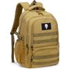 Bunnychic 30L Zaino tattico mimetico da per ragazzi in tessuto 900D stile militare | Zaino scolastico mimetico resistente a 4 scomparti per uomo, compagno ergonomico per la scuola e le attività all'aperto
