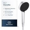 Ideal Standard Idealrain Alu+ doccetta a 2 funzioni - Argento | Soffione (8 l/min), 2 tipi di getto selezionabili tramite rotazione, ugelli EasyClean, BD580SI