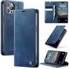 owlhold Cover per iPhone 12 Pro Max Custodia iPhone 12 Pro Max Premium Pelle PU Portafoglio Flip Libro [Antiurto] [Blocco RFID] [Cavalletto] [Carta Fessura] Custodia per iPhone 12 Pro Max - Blu