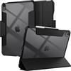 Spigen Cover Ultra Hybrid Pro per iPad Air 11 pollici&10.9 pollici | Custodia trasparente per 8/7/6/5/4 Generazione(2026-2020) con porta Pencil, supporto pieghevole e auto sleep/wake - Nero
