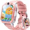 Blackview Smartwatch per Bambini Smartwatch GPS+LBS+Wi-Fi Tracciatrice, SOS, 4G Chiamate, Chat vocale, Videochiamata, SMS, Gioco, Fotocamera, Calcolatrice, Contapassi, Sveglia per Regalo Bambini