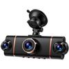 Generico Dash Cam Auto 4 Telecamere 4K, Display IPS 3, WiFi, Visione Notturna, Registrazione 24 Ore, Grandangolare, Telecamera Anteriore Posteriore e Laterale, DVR per Auto