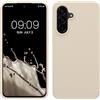 kwmobile Cover per Samsung Galaxy A56 5G Custodia - Back Case per Smartphone in Silicone TPU - Protezione Gommata - crema matt