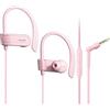 MOXKING Cuffie sportive cablate con microfono, resistenti al sudore e | Ideali per corsa, allenamento e allenamento in palestra, vestibilità comoda, colore rosa