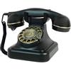 TelPal - Telefono retrò degli anni '30, telefono fisso vintage per casa, telefono decorativo vecchio stile, telefono analogico cablato per casa/ufficio/hotel/scuola