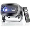 ZENTALITY [App integrata] Videoproiettore 1080P 4K Supporta Mini Proiettore Home Cinema Proiettore Video Supporto per Correzione Trapezoidale Automatica, Android TV BT5.1 360° Rotazione, TV Stick/con HDMI