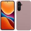 kwmobile Cover per Samsung Galaxy A55 5G Custodia - Back Case per Smartphone in Silicone TPU - Protezione Gommata - lilla color carne