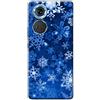 Mixroom - Cover Custodia Back case In TPU Silicone Morbida Per OPPO A78 4G Fantasia Fiocchi di neve N1115