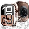 TAURI Cover per Apple Watch Series 11/10 42mm,Trasparente | Certificazione IPX8 Impermeabile,Vetro Temperato Integrato, Custodia ad Alta Sensibilità Touch, Design in PC Rigido, 2 Pezzi