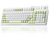 CORBOBO Aula F3099 - Tastiera wireless per computer da gioco, con tastierino | Tastiera a membrana trimodale, 99 tasti, simpatica tastiera cremosa con tastierino numerico, tastiera silenziosa