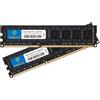 Rasalas Kit da 16 GB (2 x 8 GB) DDR3 1333 MHz 2Rx8 PC3 10600U 8 GB RAM 240 pin 1,5 V CL9 Desktop Memory Ram Upgrade 8 GB..