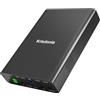 Krisdonia Batteria Esterna 64000mAh 100W USB-C PD Caricatore Portatile | Uscita DC Regolabile 12V/16V/20V/24V, Power Bank per Laptop, MacBook Pro, Dell XPS, Lenovo, Tablet, Smartphone e Fotocamera