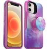 OtterBox + Pop Symmetry Series - Custodia per iPhone 12 Mini (non 12/Pro/Pro Max), confezione non al dettaglio - Ride or Dye