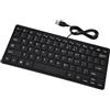 Generic Tastiera Cablata Mini USB 78 Tasti, Lunga Durata, Alta sensibilità, Aspetto Unico, per Computer Desktop, Adatta per Lavoro e Studio (BLACK)