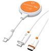j5create JVAW62-N ScreenCast USB-C? Wireless Display HDMI? Extender - 1920 x 1080 Pixel - AV-Sender & -Empf?nger - 15 m - Kabellos - Orange - Wei? - HDCP (JVAW62-N)