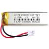 Liter energy battery Batteria 601752 LiPo 3.7V 550mAh 2.035Wh Ricaricabile Connettore PH2.0 (JST-PHR-02) Tipo B Litio: Assicurarsi che la polarità del dispositivo corrisponda 54x17x6mm (PH2|550mAh|601752)