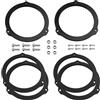 Aerzetix | Kit di 2 adattatori per altoparlanti Ø165 mm | compatibile con Ford C-MAX (DM2), F150, Fiesta (JH1/JD3), Focus (DA3), Galaxy (WA6), Mondeo (BA7), Kuga I (DM2), S-MAX (WA6)